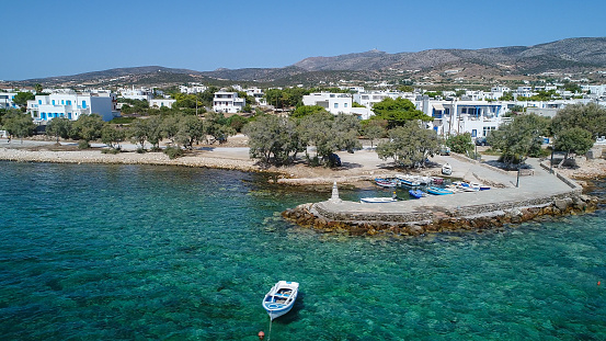 Naxos is an island of Greece of the Cyclades, in the Aegean Sea with an area of 428 km2, making it the largest of the Cyclades. It has about 17,000 inhabitants.