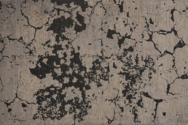 istock Woven chenille rug texture with abstract design, concrete grunge pattern 1253641395