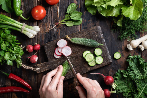 istock Healthy vegan food concept 1253642848