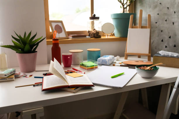 istock University student's desk at home 1253642935