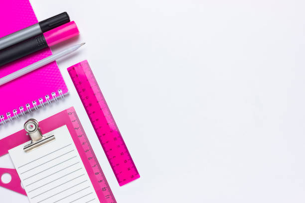 istock School or student supplies on a white background. Back to School 1253643311
