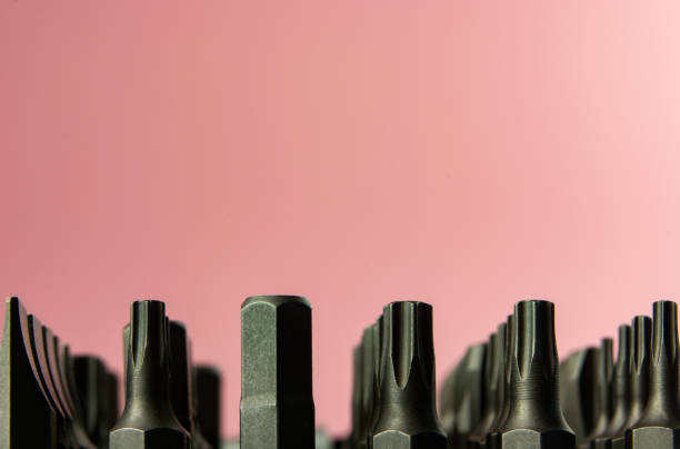 istock a set of metal bits for a screwdriver in plastic packaging 1253655246