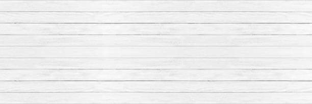 white wood pattern and texture for background. panorama picture