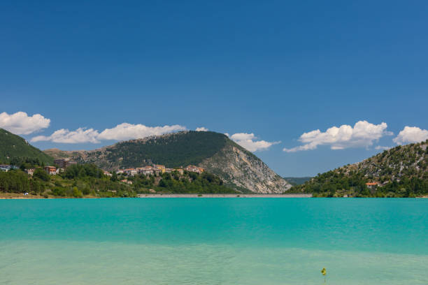 Castel San Vincenzo, Isernia, Molise. The lake.