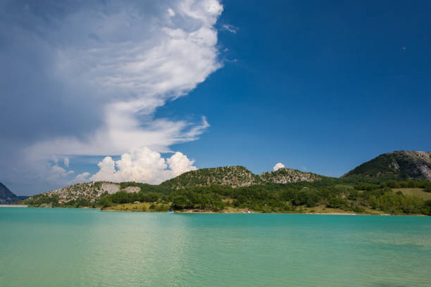 istock Castel San Vincenzo, Isernia, Molise. The lake. 1253663028