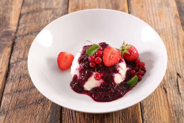 istock fresh berries fruits panna cotta 1253675053