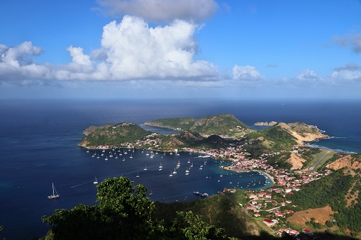 Guadeloupe - The Saintes islands. Land of Haut bay.