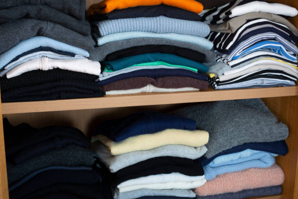 istock organized clothes in wardrobe 1253687134