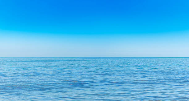 istock Seascape at sunset. 1253691363