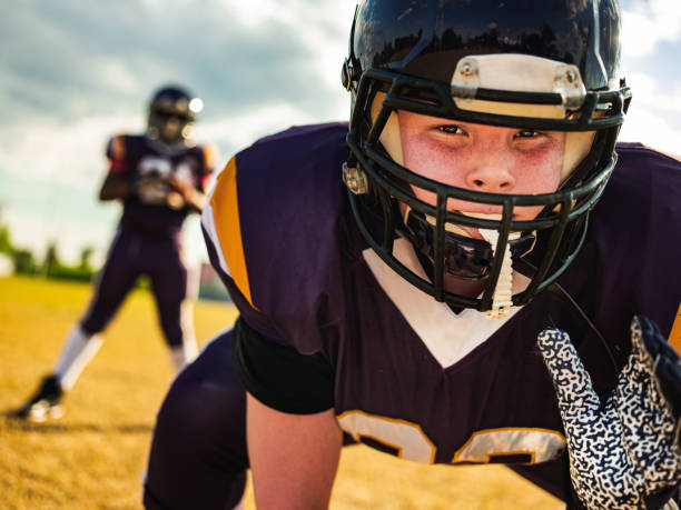 istock Junior Football players during game 1253693785
