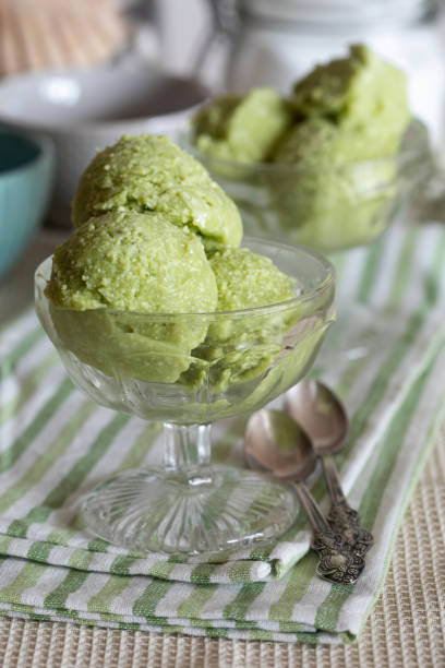 istock Homemade avocado ice cream 1253695319
