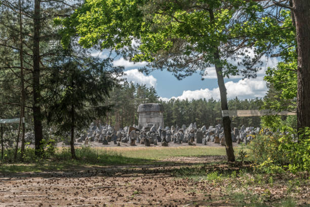 treblinka ii, nazistowski niemiecki obóz zagłady w okupowanej polsce w czasie ii wojny światowej. - treblinka zdjęcia i obrazy z banku zdjęć