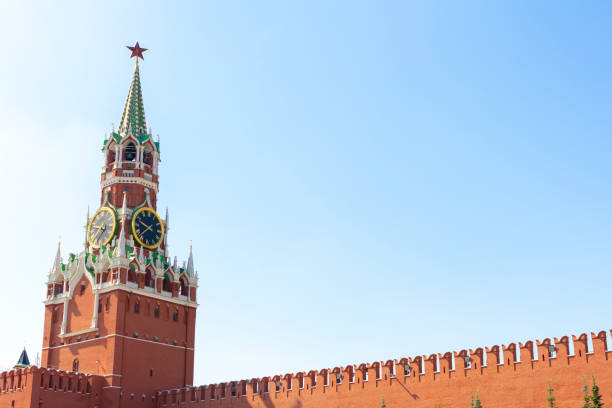 istock Spasskaya Tower of Moscow Kremlin 1253698679