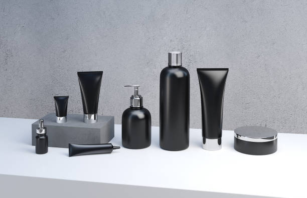 istock Men's cosmetic set mock up. 1253702941