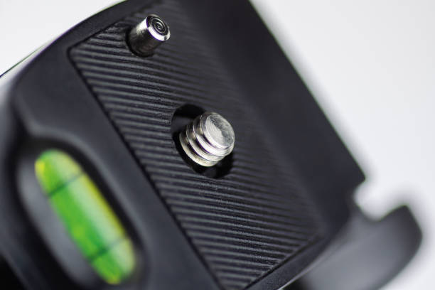 istock photographer's tool, mount, and horizontal level at the camera 1253703112