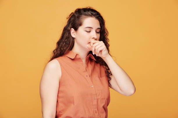 istock Girl having cough 1253704671