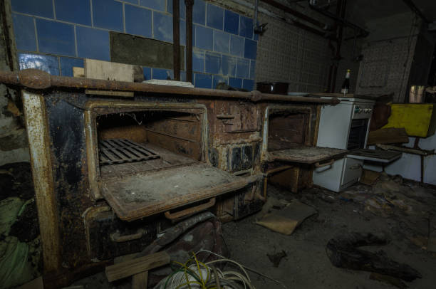 istock old rusty kitchen in the basement of a hotel 1253705054