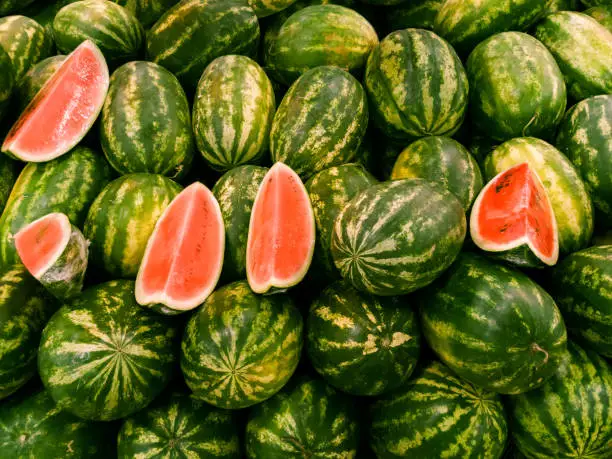 Delicious fresh watermelons - Food concepts