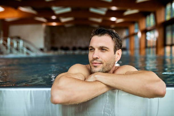 istock Enjoying in peace and quiet at the spa! 1253712912