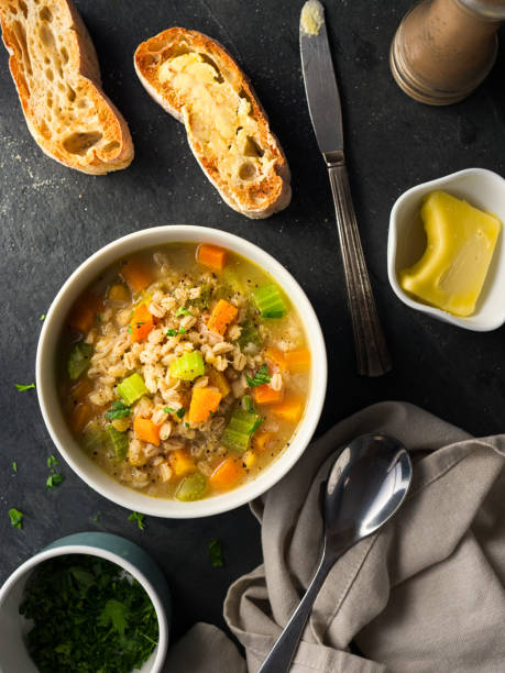 istock Healthy Vegan Scotch broth 1253716294