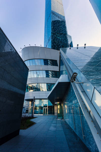 istock Modern business buildings 1253717462