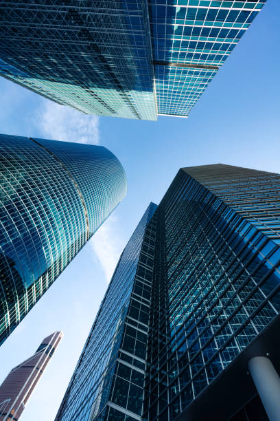 istock Modern business buildings 1253717475