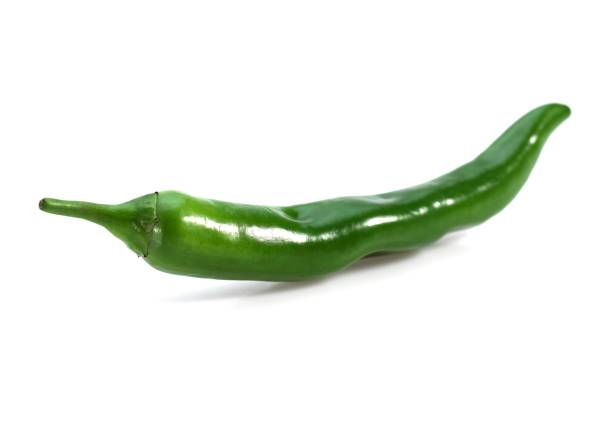 istock Green Chili Pepper, capsicum annuum 1253720097