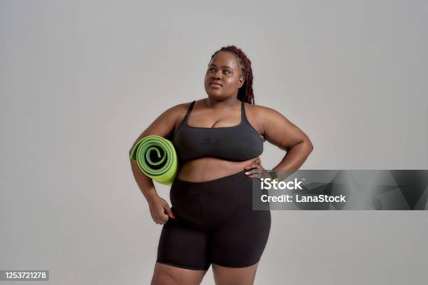 Managing The Future Plump Plus Size African American Woman In