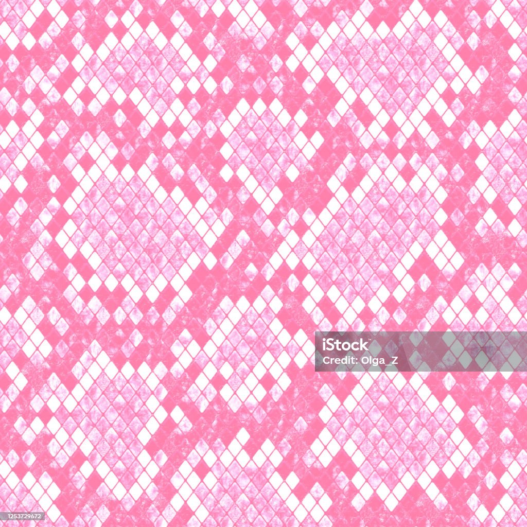 Snake Patterns Pink Snakeskin Seamless Pattern Pink And White Reptile Repeating Texture ...
