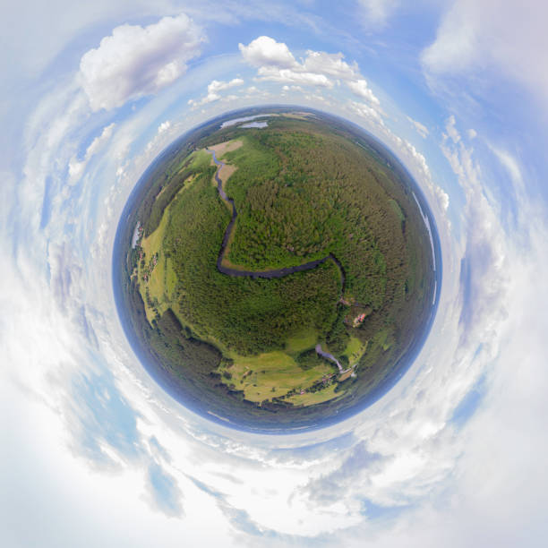 istock rural landscape with a small meandering river (360-degree panorama) 1253729989