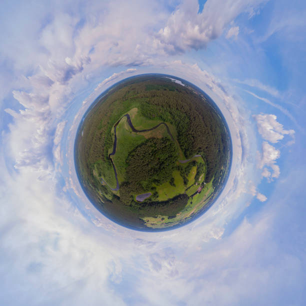 istock rural landscape with a small meandering river (360-degree panorama) 1253730587