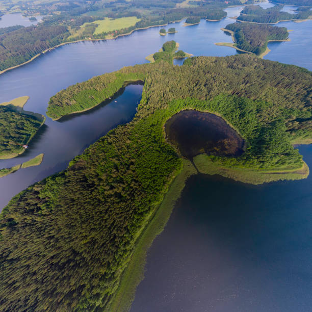 istock landscape with lakes and islands (aerial view) 1253730600