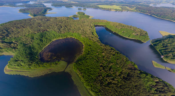 istock landscape with lakes and islands (aerial view) 1253730675