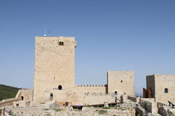 Santa Catalina Castle June, 26, 2020. Jaén, Spain. First day after Coronavirus lockdown. Santa Catalina castle opened its doors to visitors. jaen stock pictures, royalty-free photos & images