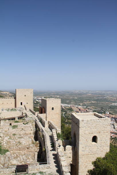 Santa Catalina Castle June, 26, 2020. Jaén, Spain. First day after Coronavirus lockdown. Santa Catalina castle opened its doors to visitors. jaen stock pictures, royalty-free photos & images