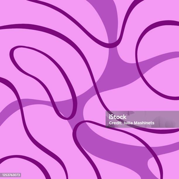 Abstract Forms Hand Drawn Seamless Pattern01 Stock Illustration ...