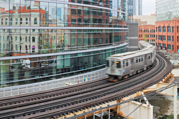 istock Chicago Cityscape - “L” Train 1253776970