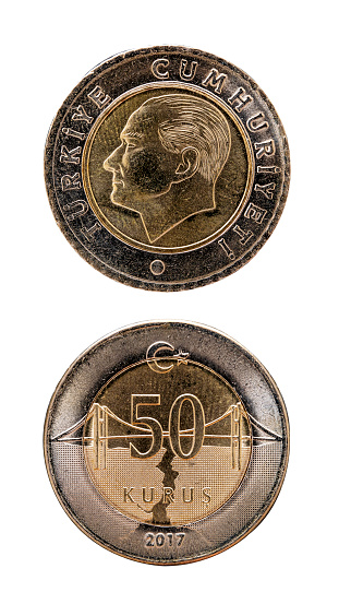 The 50 Turkish Kurus Coin