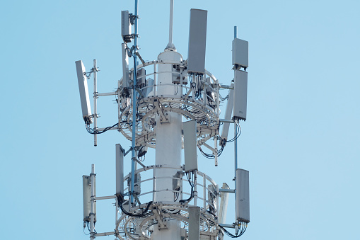 5G Mobile phone base station Tower