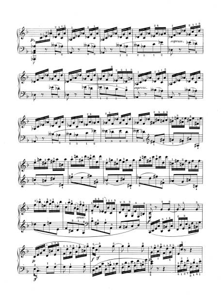 music note sheet - sheet music imagens e fotografias de stock