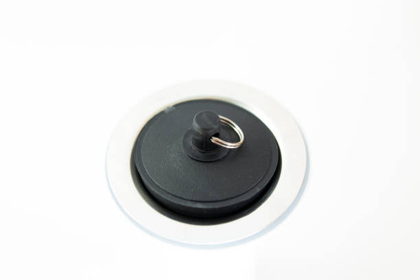 istock plumbing drain on a white background 1253796640