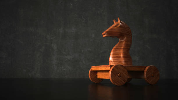 istock Wooden Trojan Horse 1253799922