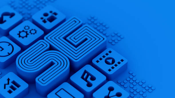 istock 5G new technology telecommunication blue icon 1253806318