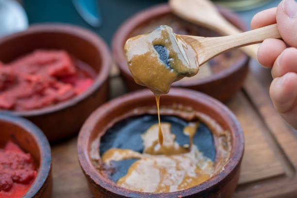 istock Bowl of baked tahini 1253809278