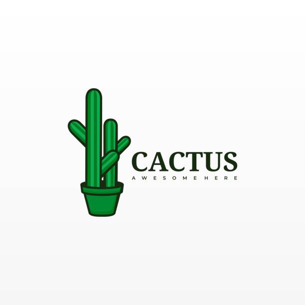 ilustrações de stock, clip art, desenhos animados e ícones de vector illustration cactus cartoon cute style. - cactus hedgehog cactus flower desert