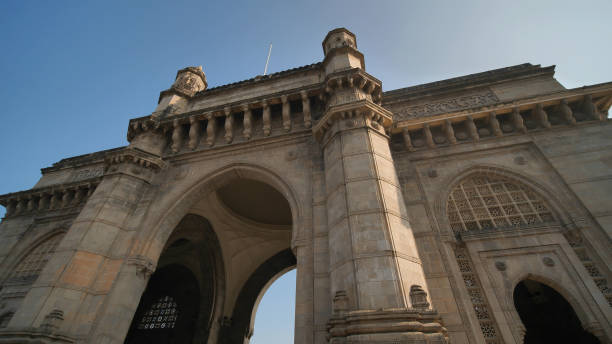 istock Gate of India in Mumbai against a blue sky 1253810482