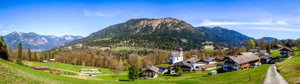 istock view at the Wamberg mountain - bavaria 1253816138
