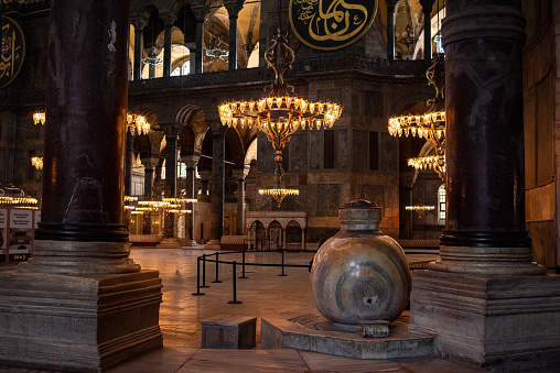 Marble Jar in Hagia Sophia