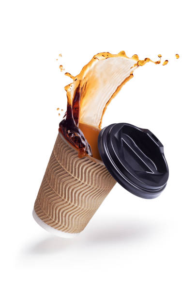 istock splash of coffee in a paper cup on a white background 1253819222