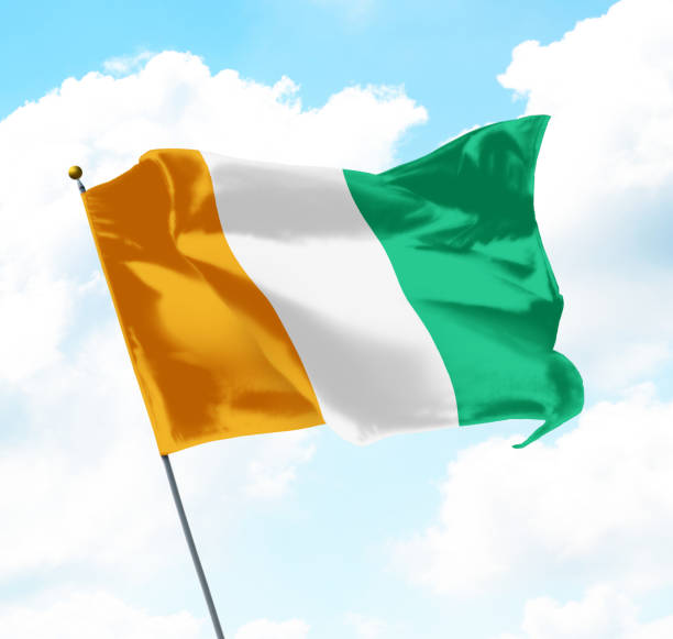 istock Flag of Ivory Coast 1253819968